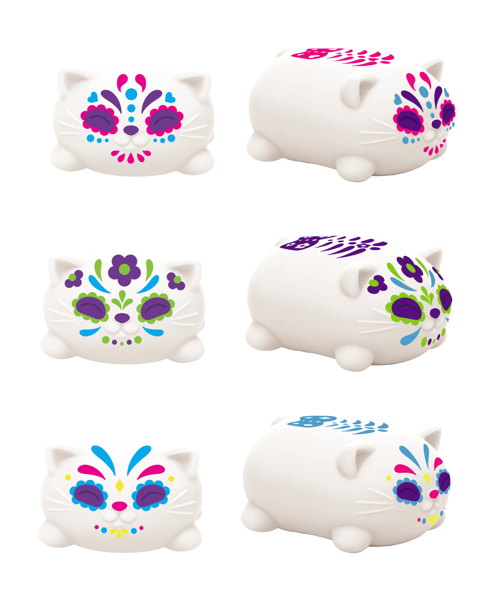 Sugar Skull Cats J4