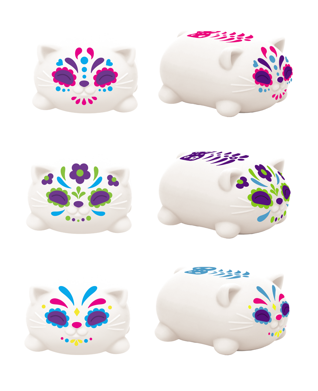 Sugar Skull Cats J4