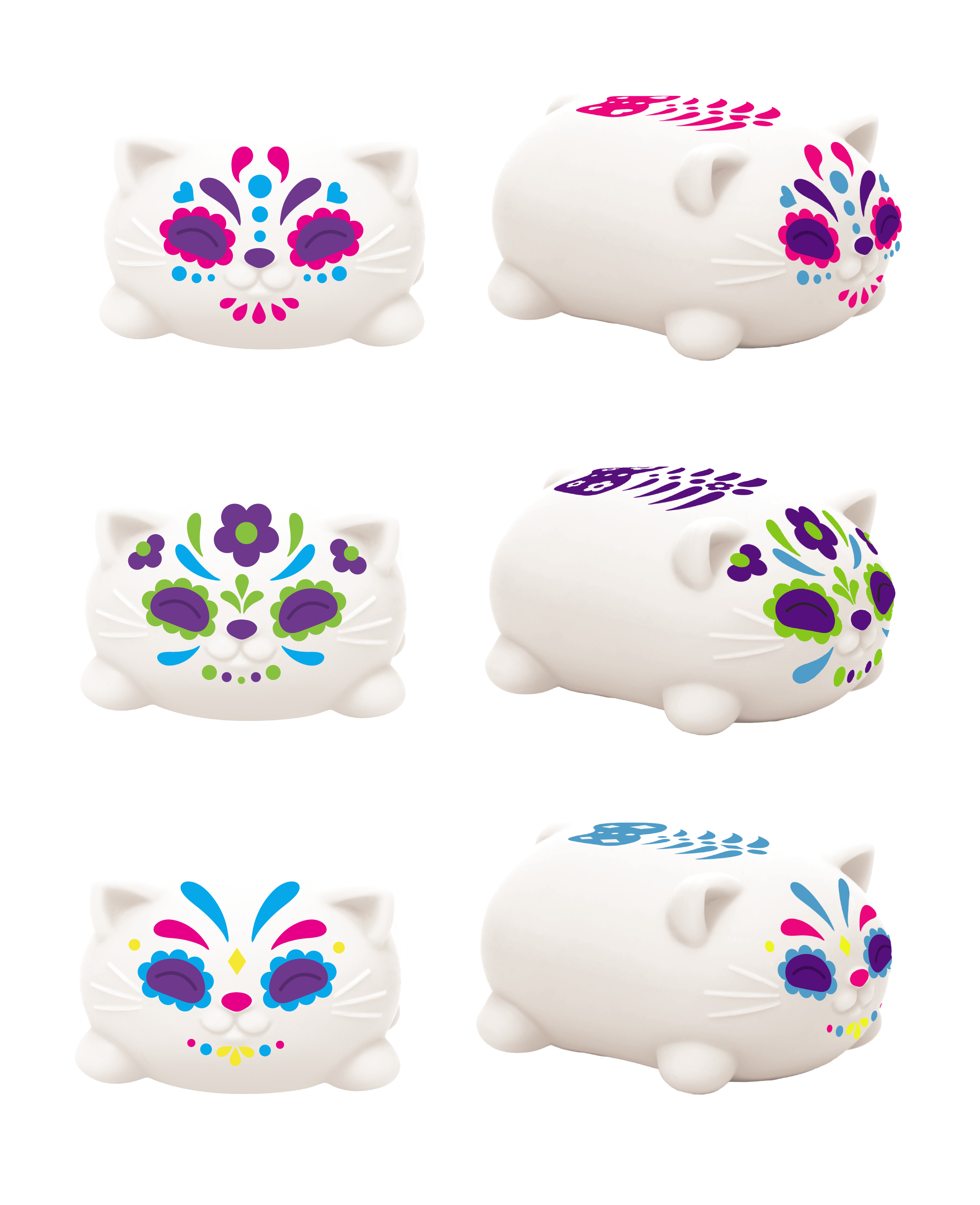 Sugar Skull Cats J4